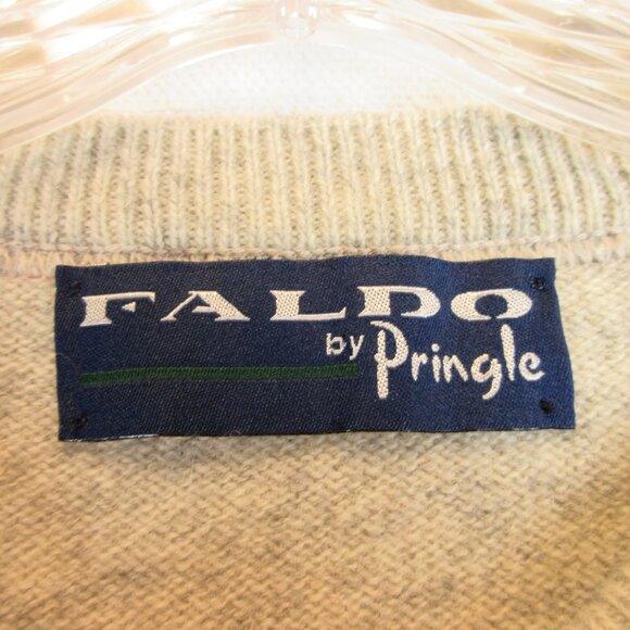 Pringle 100% Lambswool Argle Golf Sweater Size M - Picture 3 of 10